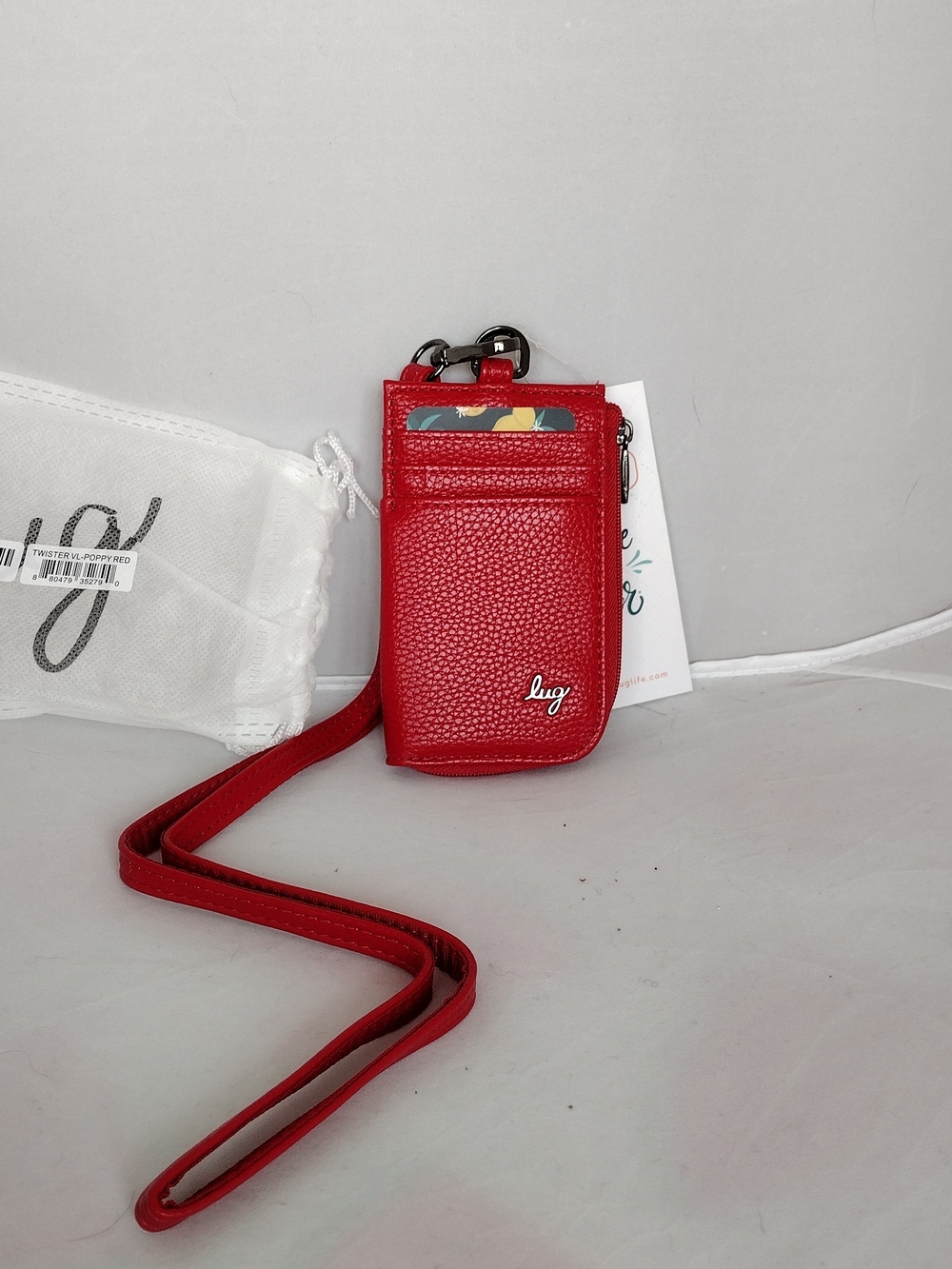 NWT Lug Twister VL Lanyard Poppy Red